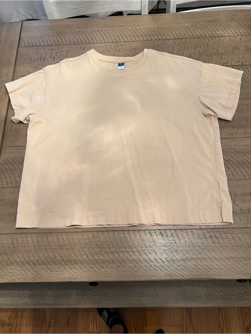 Old Navy Short Sleeve Crewneck T-Shirt - Light Beige
